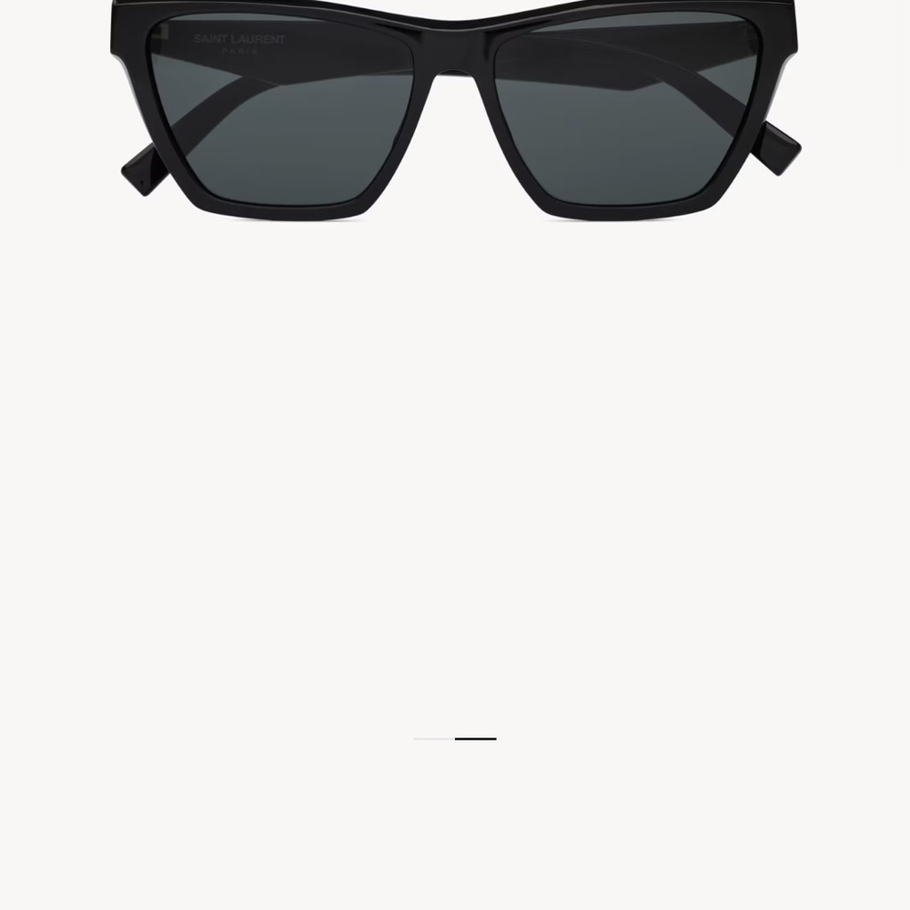 Saint Laurent Black and Gold Sunglasses - Picture 2 of 9